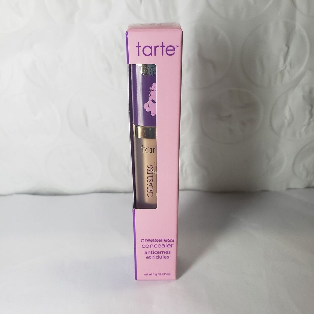 NIB Tarte Creaseless concealer NEUTRAL TAN 40N 1 GM tested never used Travel Sz
